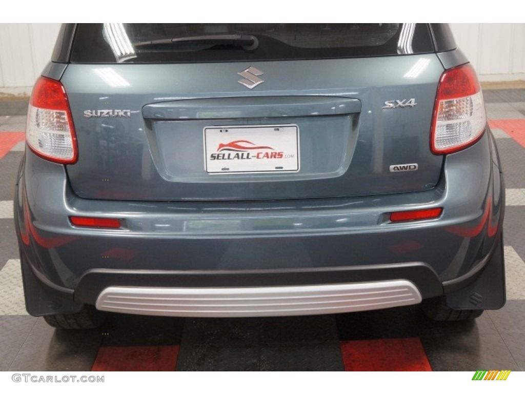 2009 SX4 Crossover Technology AWD - Azure Gray Metallic / Black photo #51