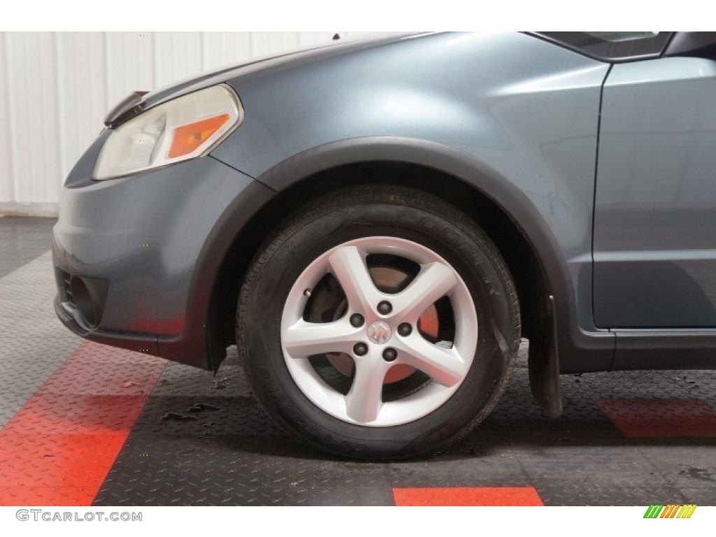 2009 SX4 Crossover Technology AWD - Azure Gray Metallic / Black photo #59