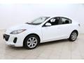 Crystal White Pearl Mica 2013 Mazda MAZDA3 i Sport 4 Door Exterior