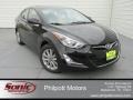 2016 Phantom Black Hyundai Elantra SE  photo #2