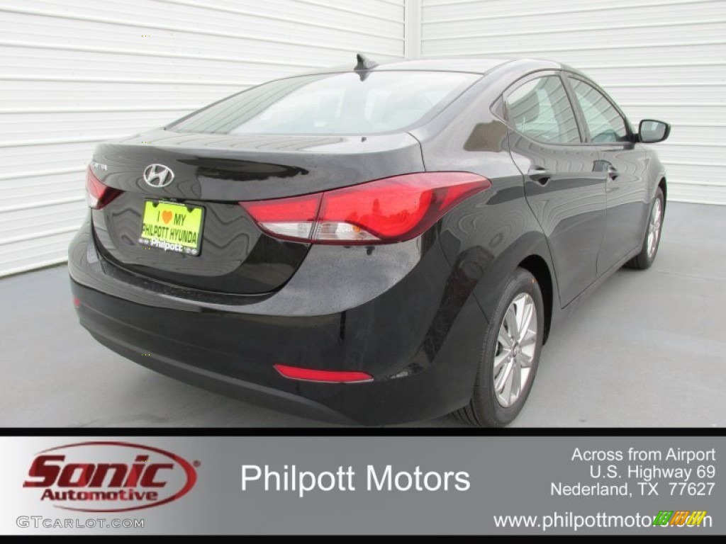 2016 Elantra SE - Phantom Black / Gray photo #4