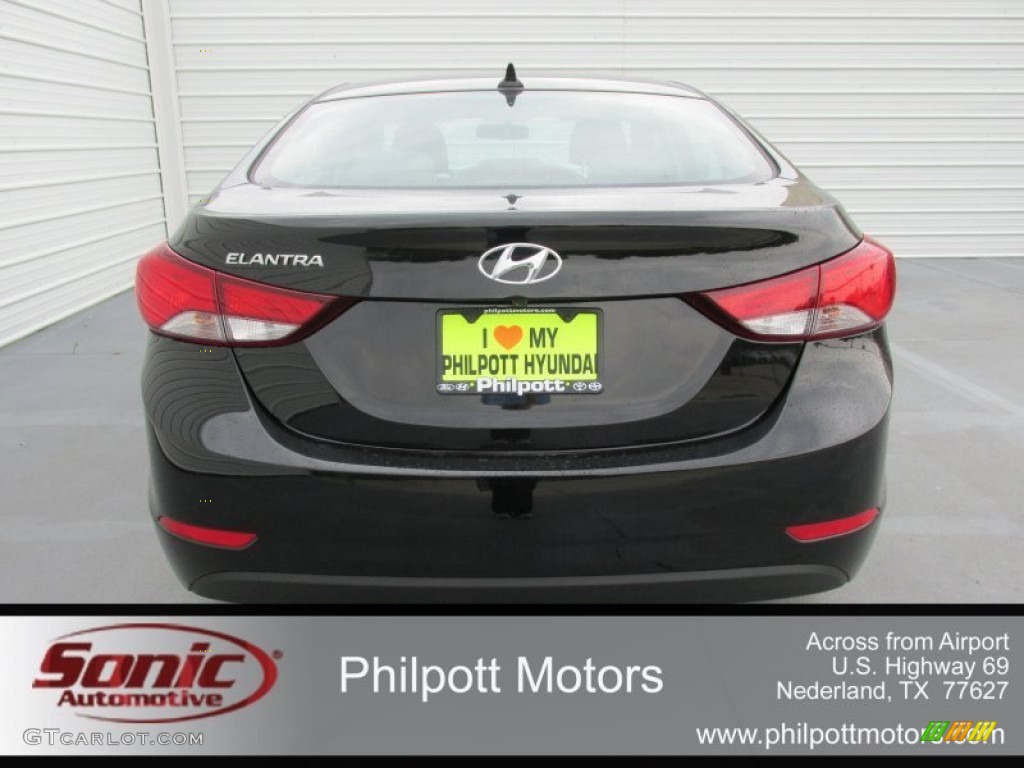 2016 Elantra SE - Phantom Black / Gray photo #5