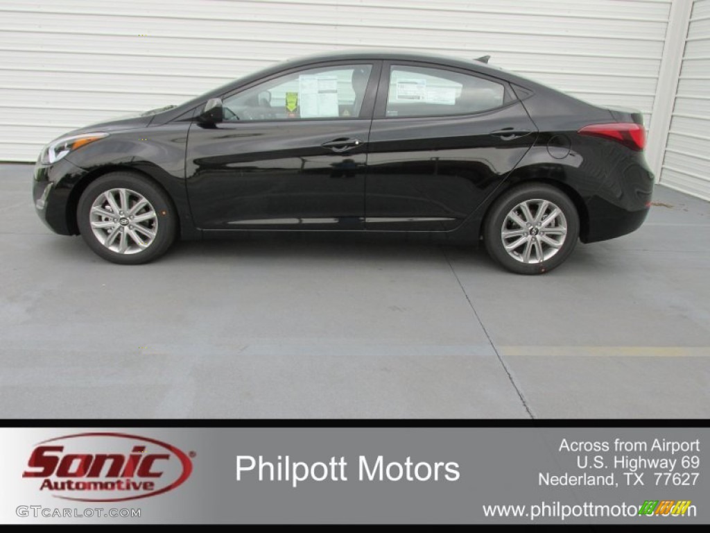 2016 Elantra SE - Phantom Black / Gray photo #6