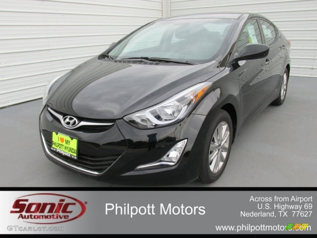 2016 Elantra SE - Phantom Black / Gray photo #10