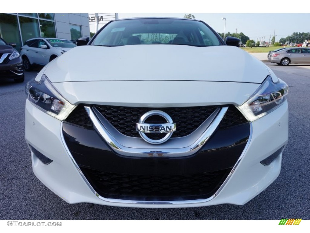 Pearl White 2016 Nissan Maxima Platinum Exterior Photo #105452075