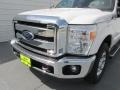 White Platinum Metallic - F250 Super Duty Lariat Crew Cab Photo No. 10