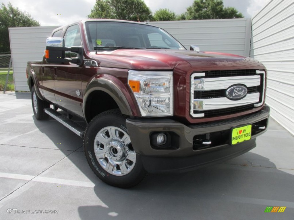 2016 F250 Super Duty King Ranch Crew Cab 4x4 - Bronze Fire Metallic / King Ranch Mesa/Adobe photo #1