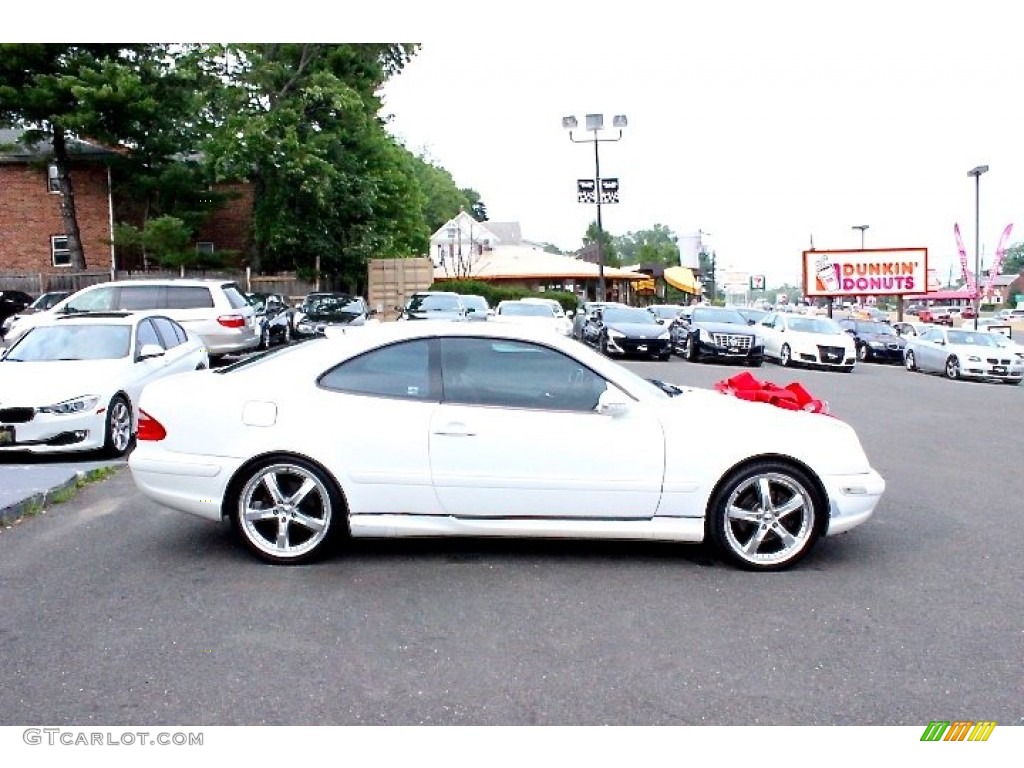 Alabaster White 2002 Mercedes-Benz CLK 430 Coupe Exterior Photo #105454193