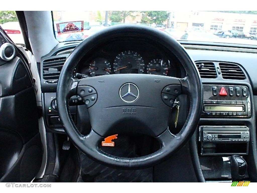 2002 CLK 430 Coupe - Alabaster White / Charcoal photo #17