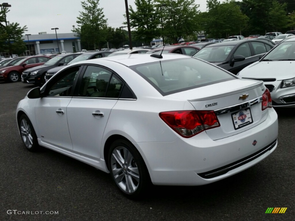 2016 Cruze Limited LTZ - Summit White / Cocoa/Light Neutral photo #4