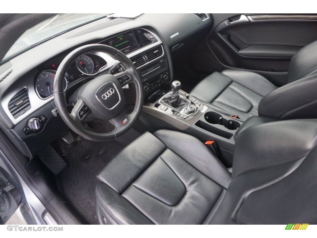 Black Silk Nappa Leather Interior 2010 Audi S5 4.2 FSI quattro Coupe Photo #105454829