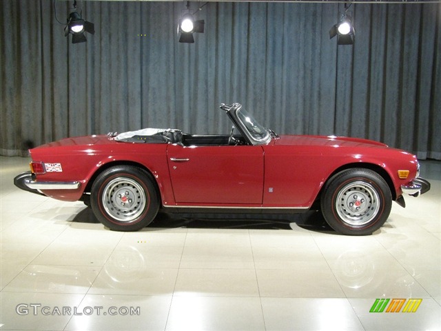 1974 TR6  - Maroon / Black photo #18