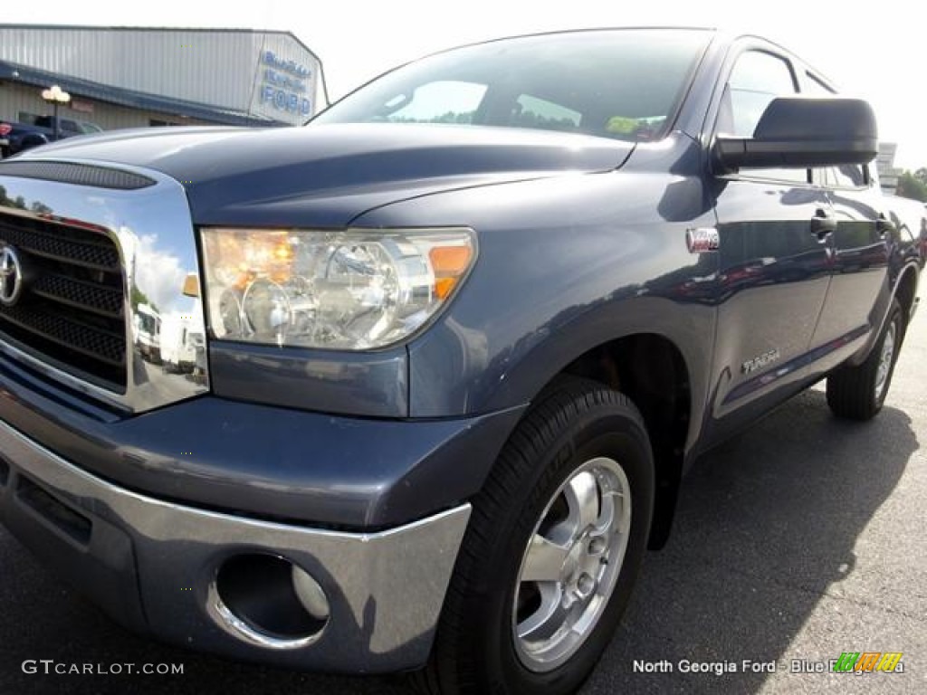 2008 Tundra SR5 CrewMax - Slate Gray Metallic / Graphite Gray photo #32