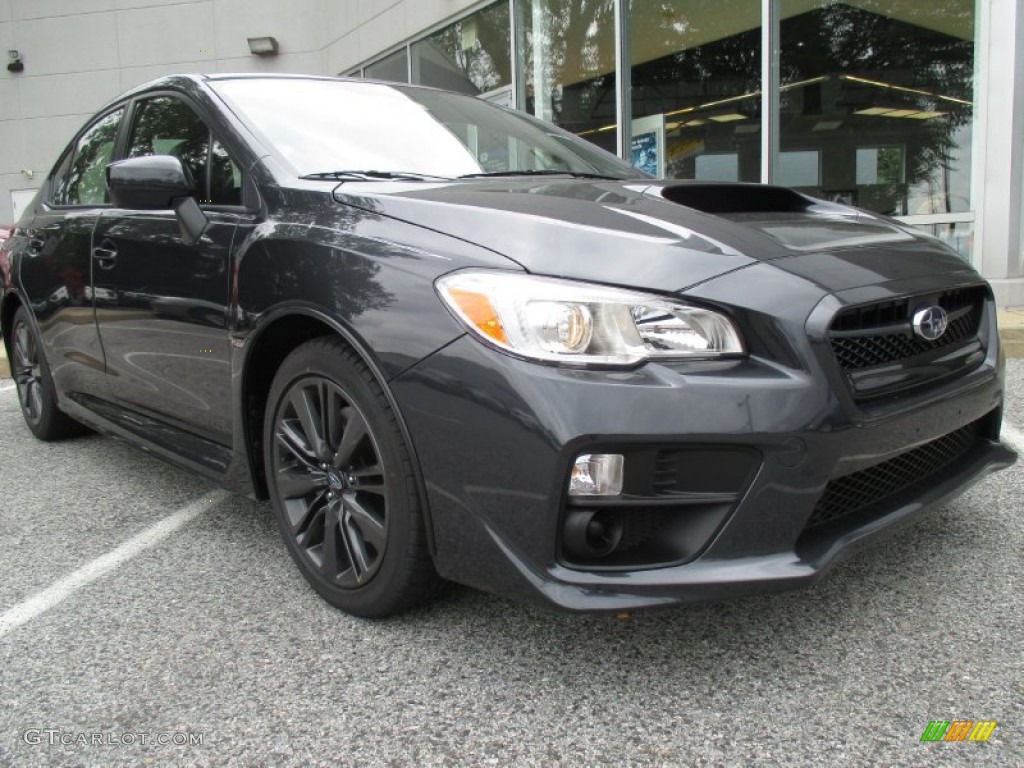 2016 WRX  - Dark Gray Metallic / Carbon Black photo #2