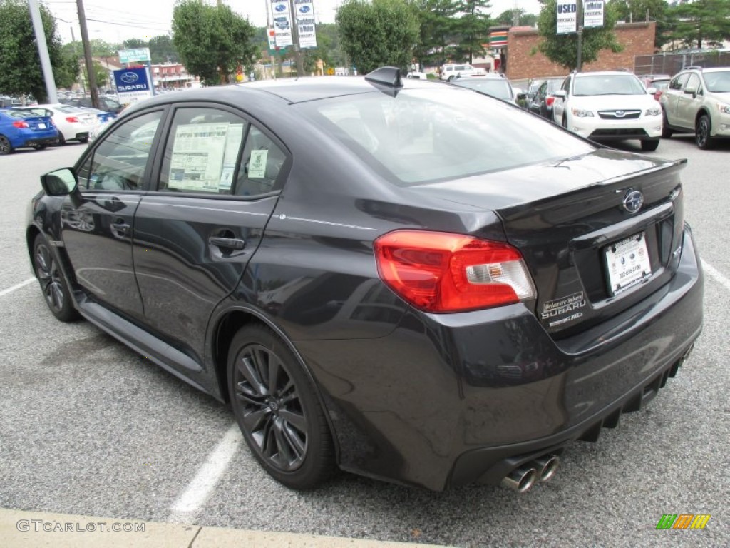 2016 WRX  - Dark Gray Metallic / Carbon Black photo #6