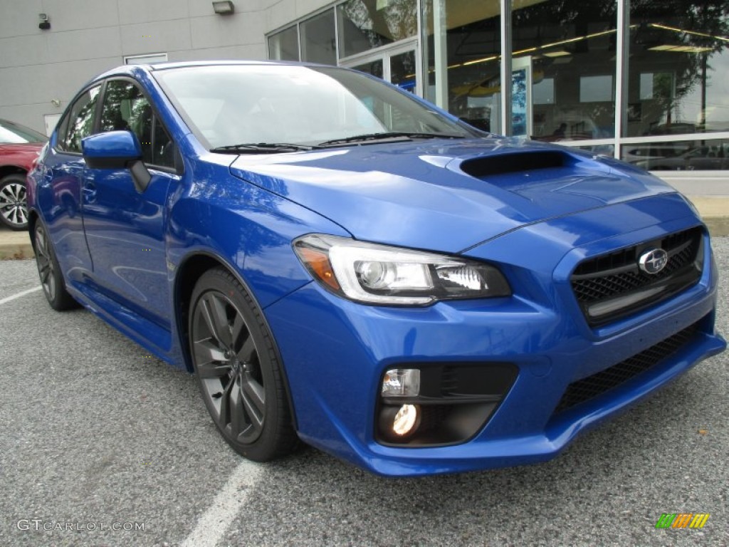 2016 WRX Limited - WR Blue Pearl / Carbon Black photo #1