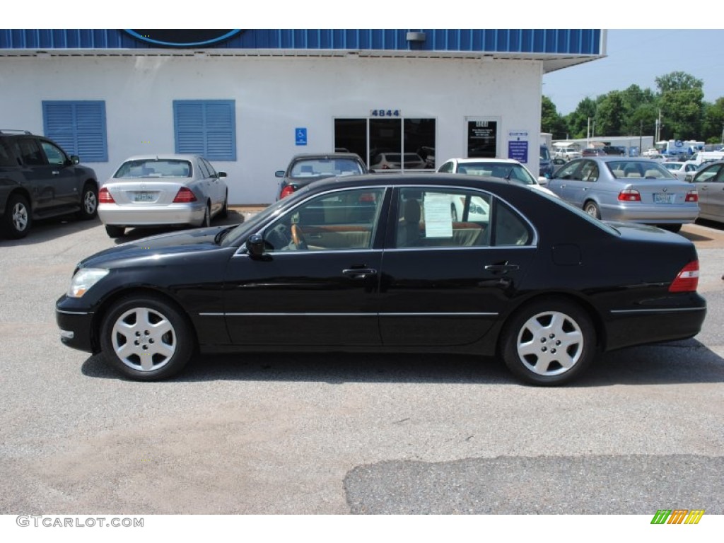 2004 LS 430 - Black Onyx / Cashmere photo #2