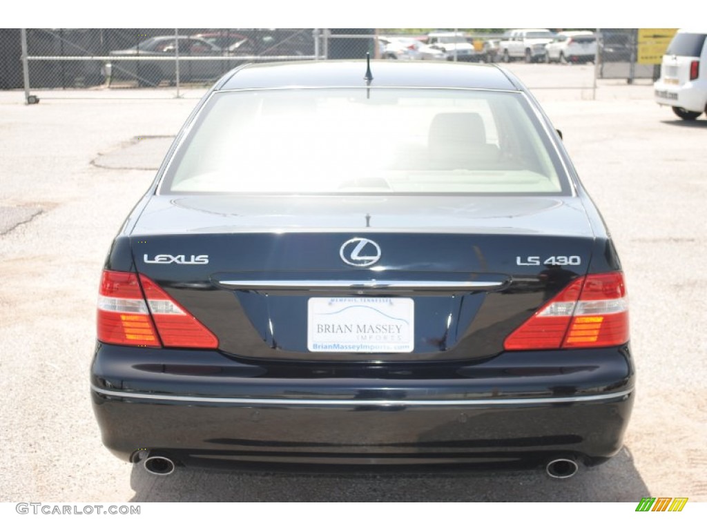 2004 LS 430 - Black Onyx / Cashmere photo #4