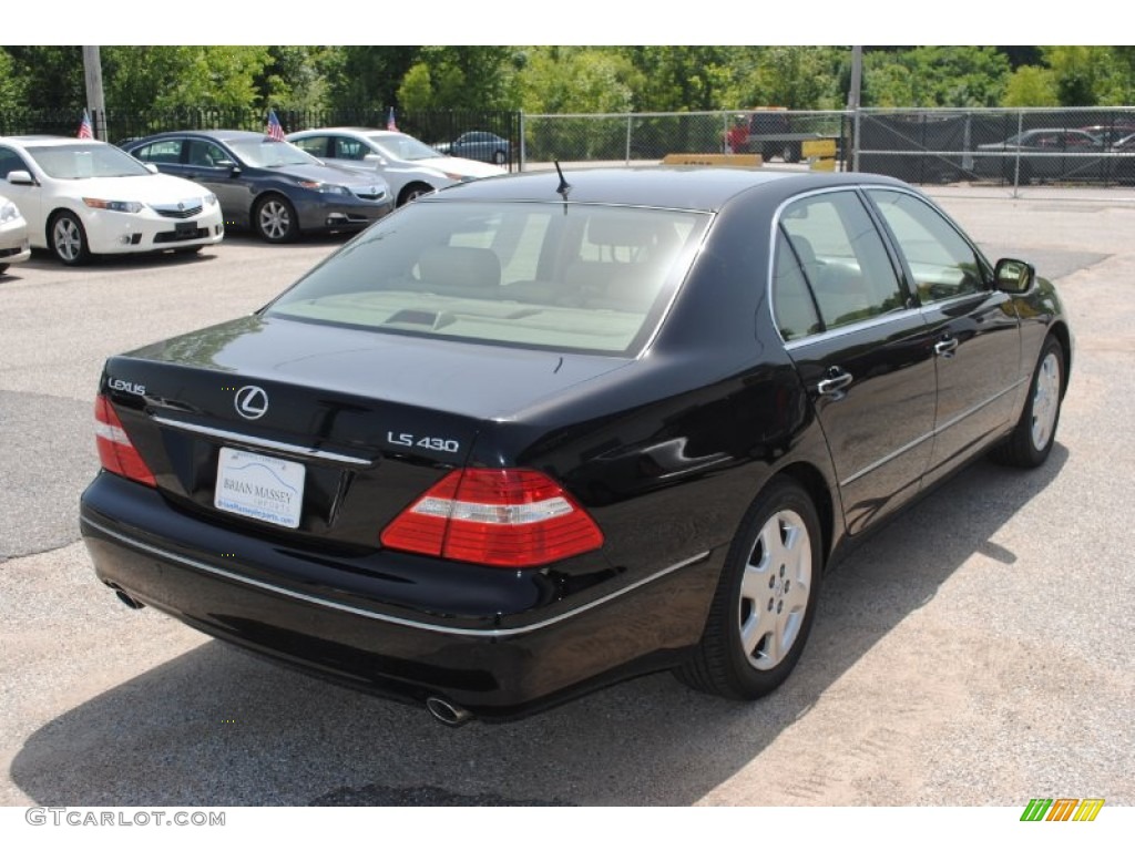 2004 LS 430 - Black Onyx / Cashmere photo #5