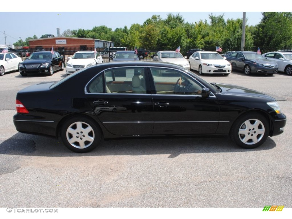 2004 LS 430 - Black Onyx / Cashmere photo #6
