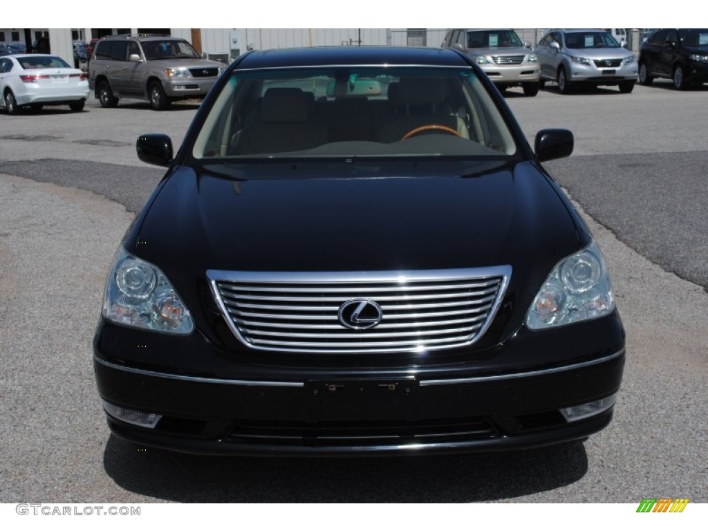 2004 LS 430 - Black Onyx / Cashmere photo #9