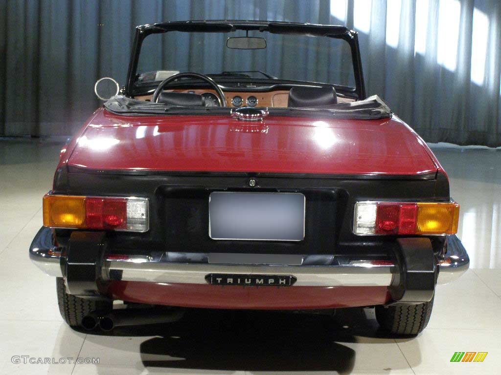 1974 TR6  - Maroon / Black photo #19