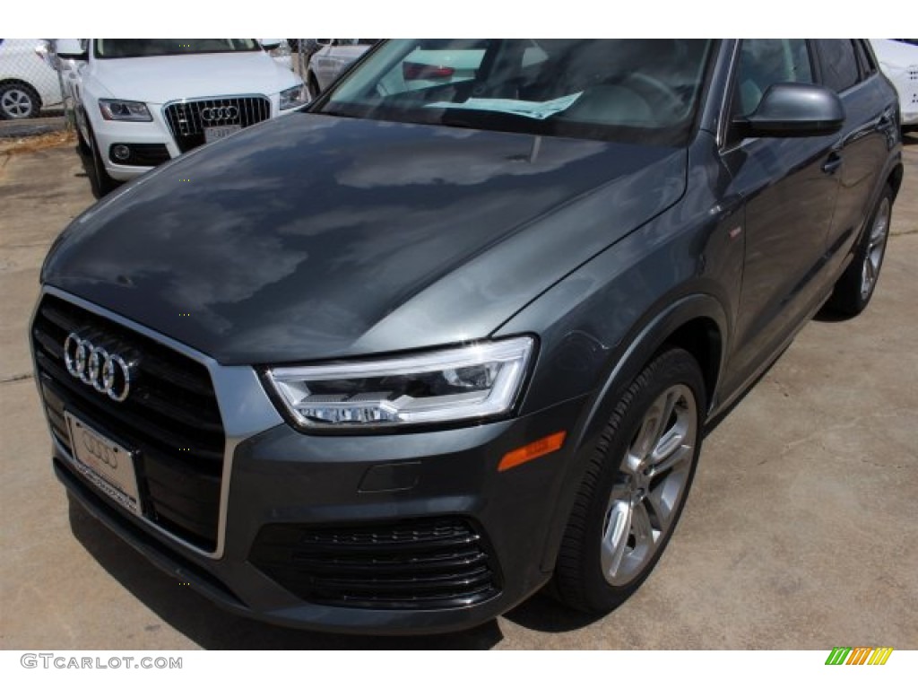 Monsoon Gray Metallic 2016 Audi Q3 2.0 TSFI Prestige quattro Exterior Photo #105463625
