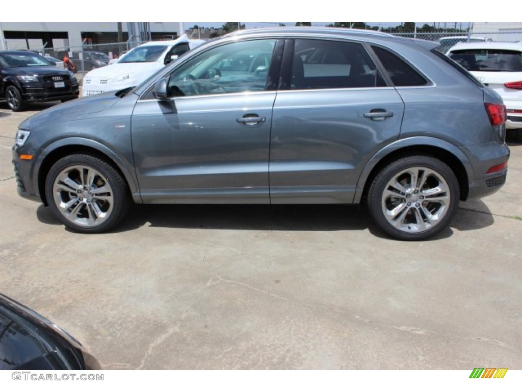 Monsoon Gray Metallic 2016 Audi Q3 2.0 TSFI Prestige quattro Exterior Photo #105463656