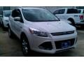 2016 White Platinum Metallic Ford Escape Titanium  photo #1