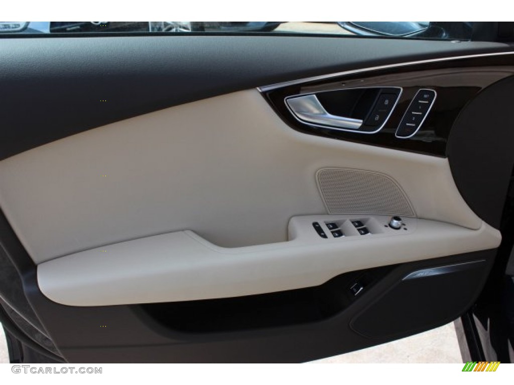 2016 Audi A7 3.0 TFSI Prestige quattro Atlas Beige Door Panel Photo #105465648