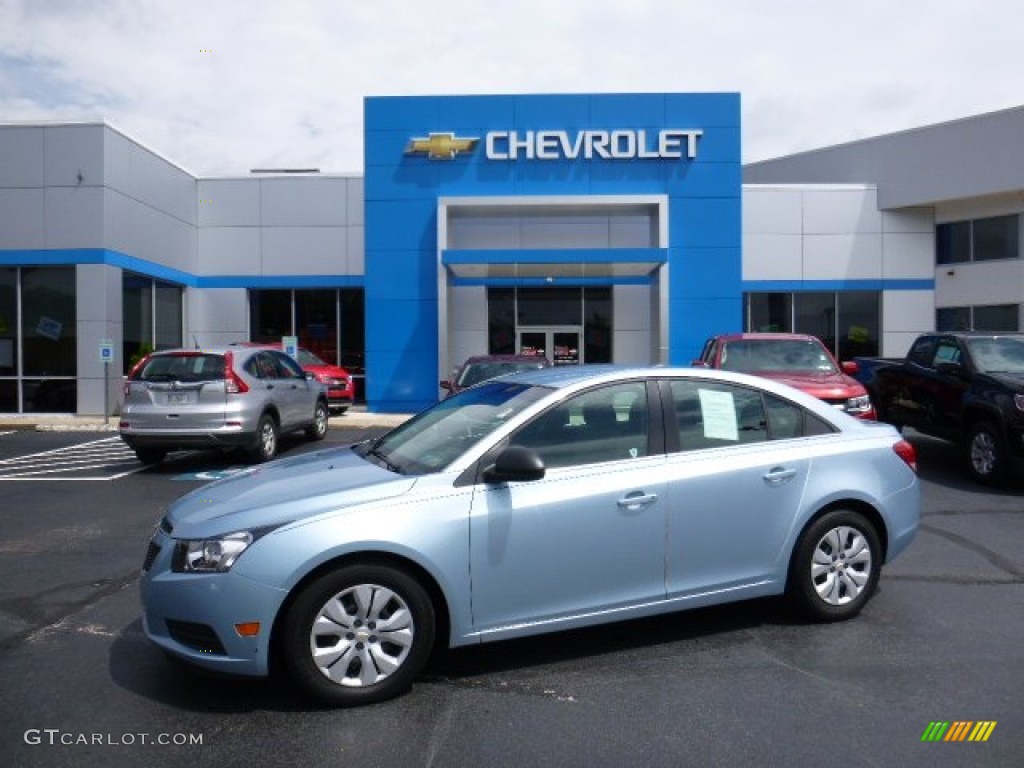 Ice Blue Metallic 2012 Chevrolet Cruze LS Exterior Photo #105465951