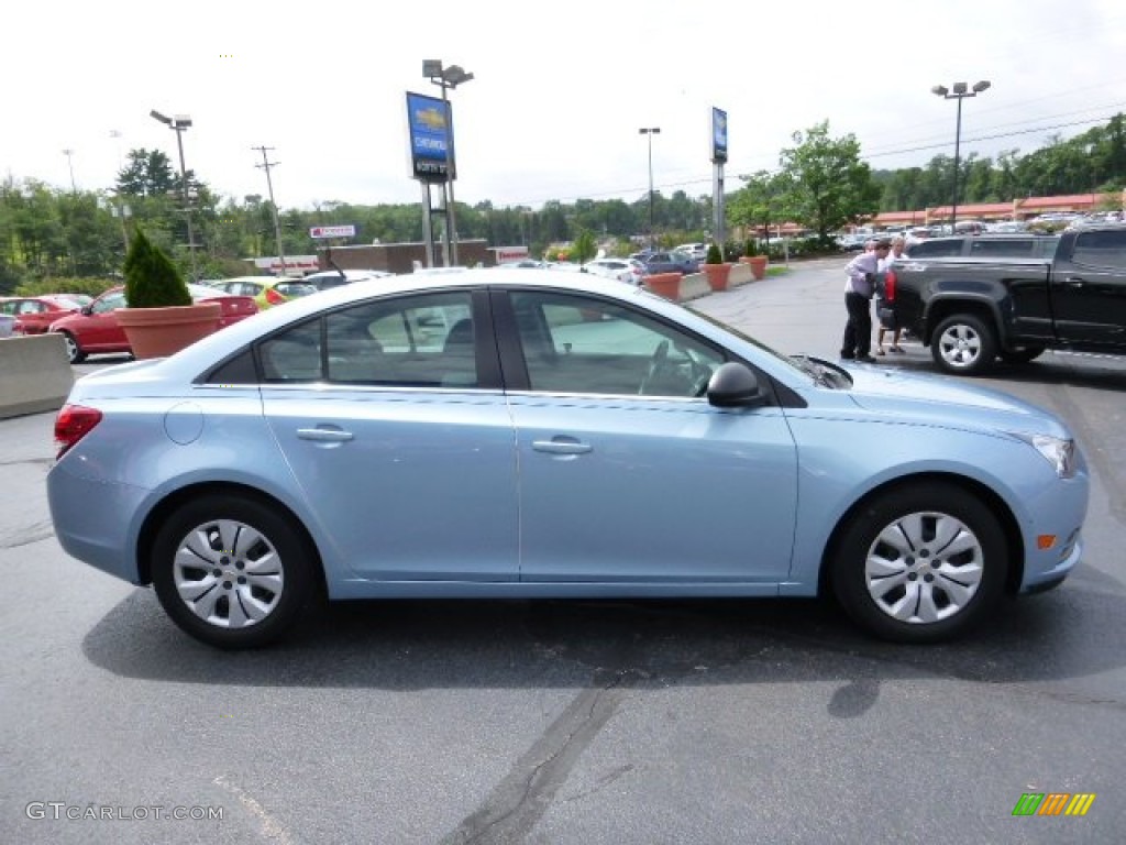 2012 Cruze LS - Ice Blue Metallic / Jet Black/Medium Titanium photo #6