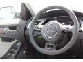 2016 Audi A4 Titanium Gray Interior Steering Wheel Photo