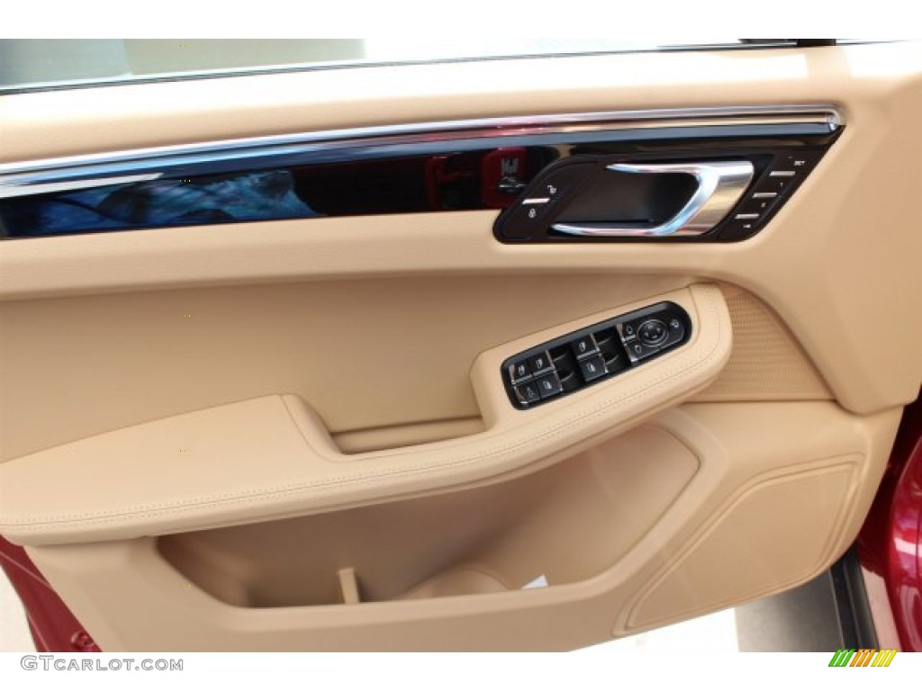 2016 Porsche Macan S Luxor Beige Door Panel Photo #105467271