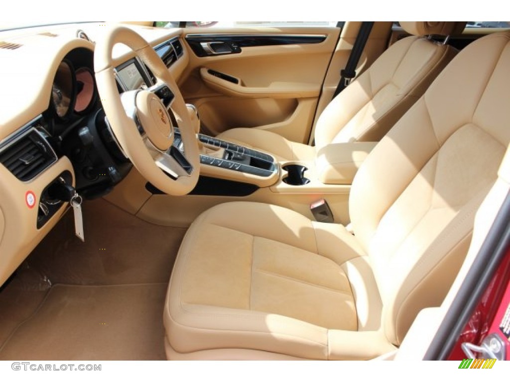 Luxor Beige Interior 2016 Porsche Macan S Photo #105467418