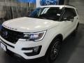 2016 White Platinum Metallic Tri-Coat Ford Explorer Sport 4WD  photo #3