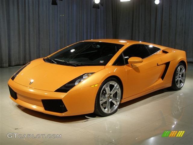2007 Gallardo Coupe - Pearl Orange / Black photo #1