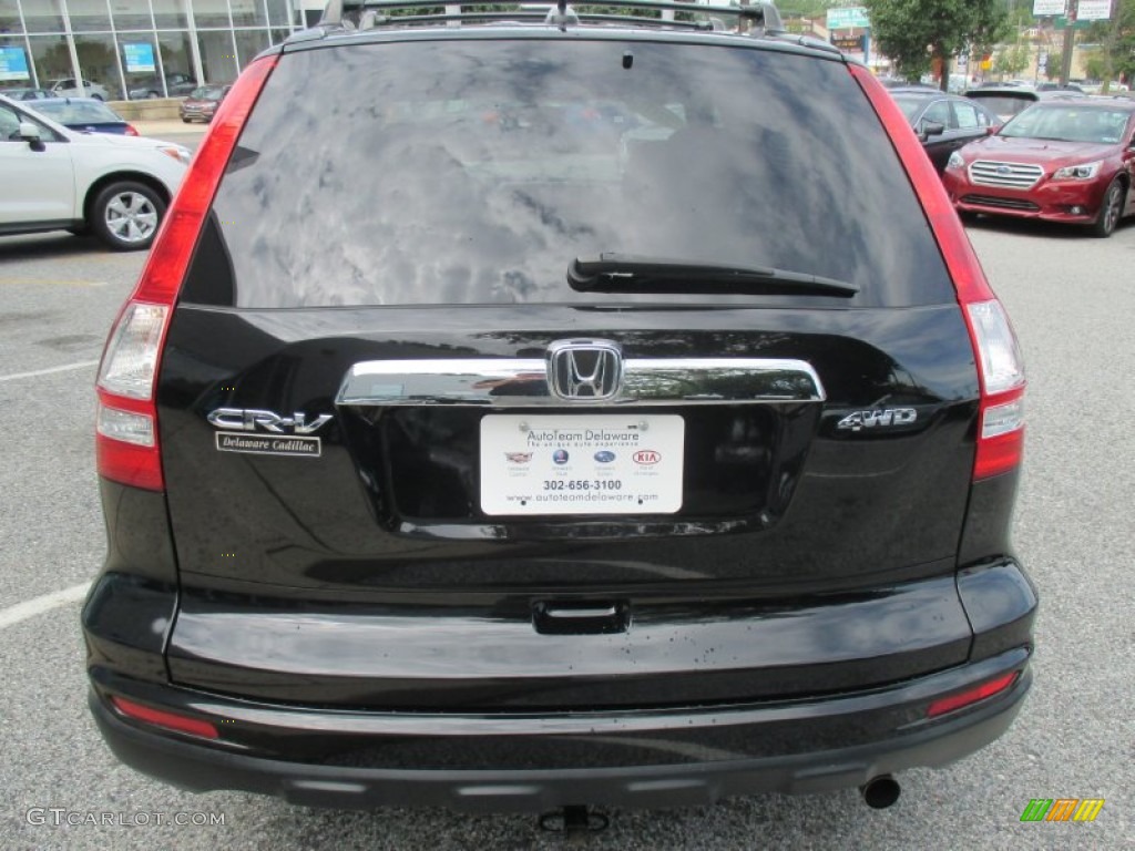 2010 CR-V EX-L AWD - Crystal Black Pearl / Black photo #7