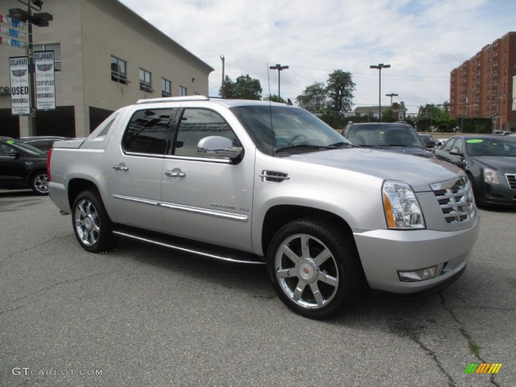 2012 Escalade EXT Luxury AWD - Radiant Silver Metallic / Ebony/Ebony photo #4