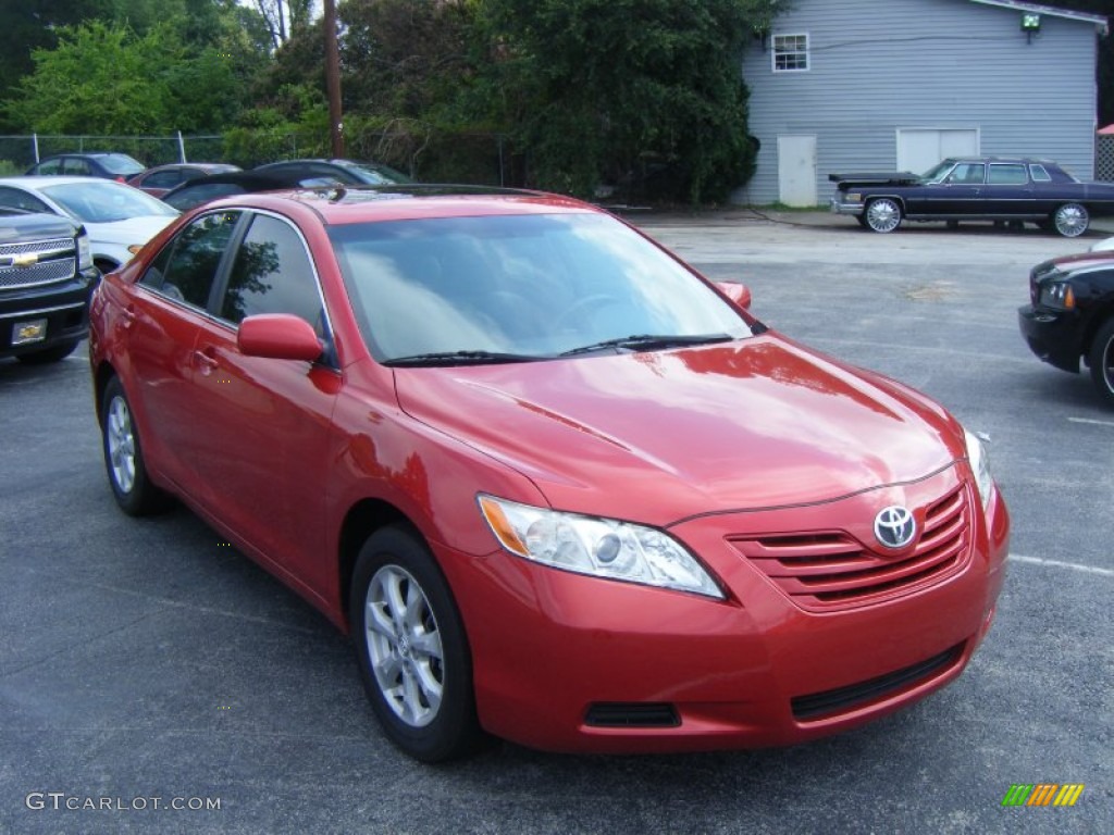 Barcelona Red Metallic 2008 Toyota Camry LE Exterior Photo #105471489