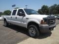 2005 Oxford White Ford F350 Super Duty XL Crew Cab 4x4  photo #2