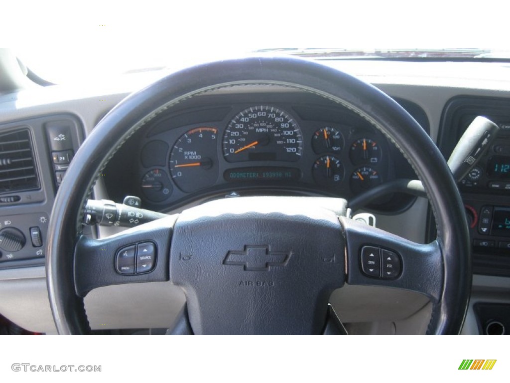 2003 Silverado 3500 LT Crew Cab 4x4 Dually - Victory Red / Tan photo #8