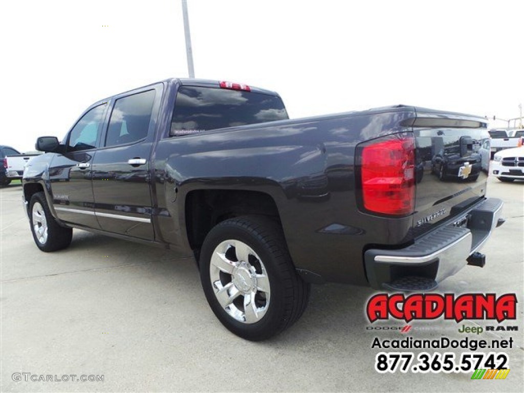 2014 Silverado 1500 LTZ Crew Cab - Tungsten Metallic / Jet Black photo #4