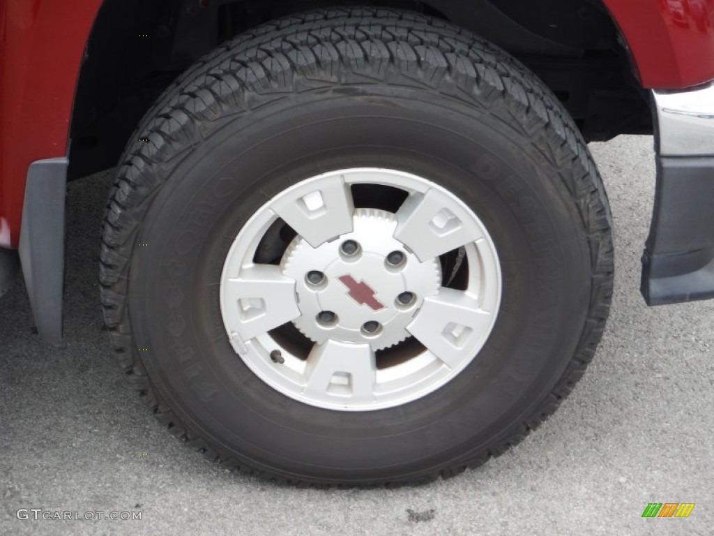 2005 Colorado Z71 Extended Cab 4x4 - Dark Cherry Red Metallic / Medium Dark Pewter photo #3