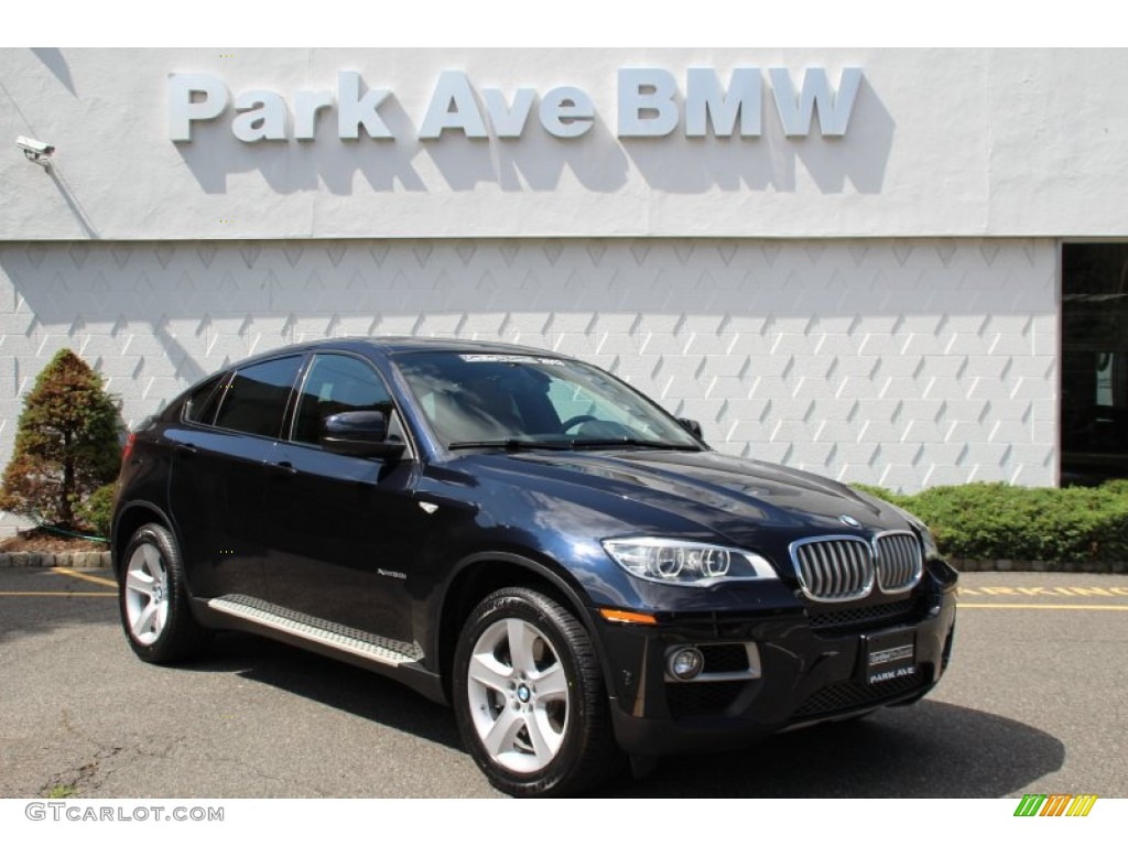 2013 X6 xDrive50i - Carbon Black Metallic / Saddle Brown photo #1