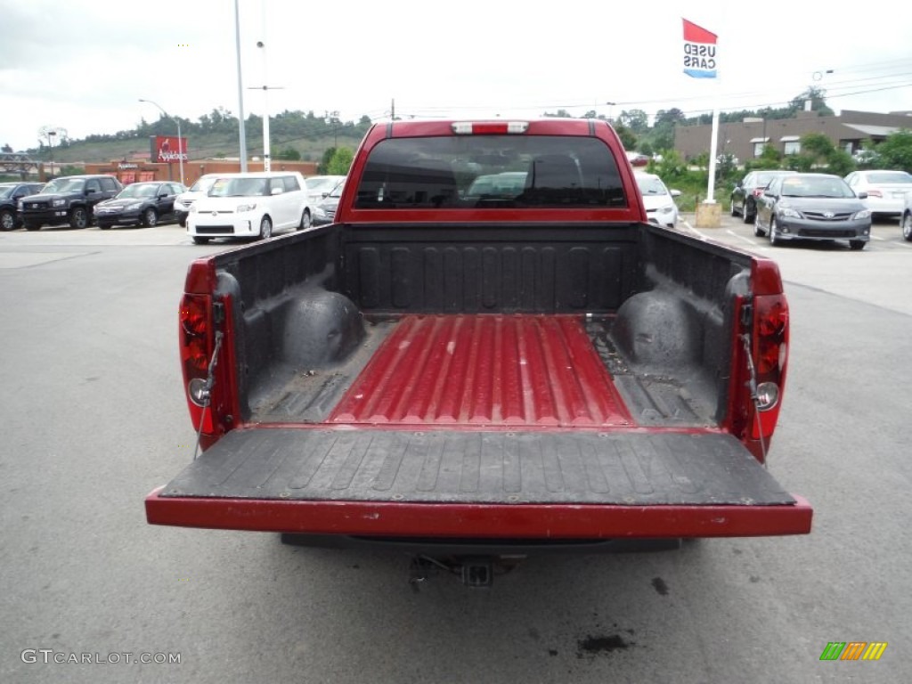 2005 Colorado Z71 Extended Cab 4x4 - Dark Cherry Red Metallic / Medium Dark Pewter photo #11