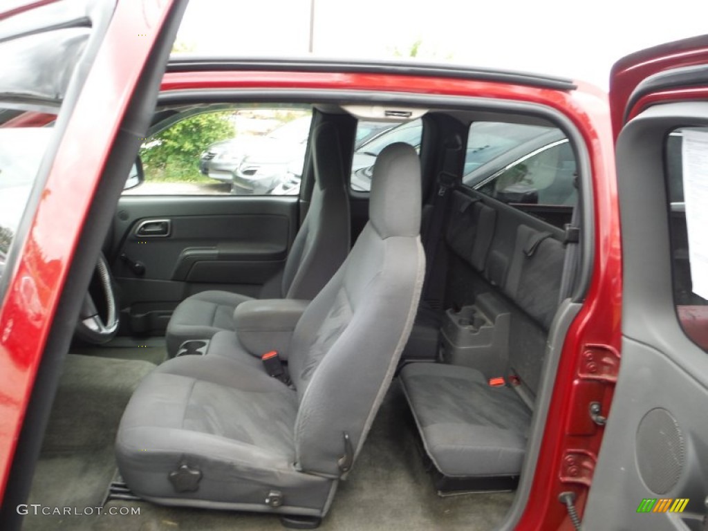 2005 Colorado Z71 Extended Cab 4x4 - Dark Cherry Red Metallic / Medium Dark Pewter photo #12