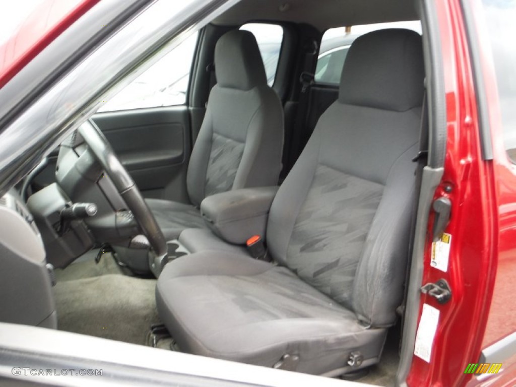 2005 Colorado Z71 Extended Cab 4x4 - Dark Cherry Red Metallic / Medium Dark Pewter photo #14
