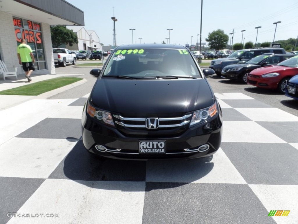 2015 Odyssey Touring Elite - Crystal Black Pearl / Gray photo #2
