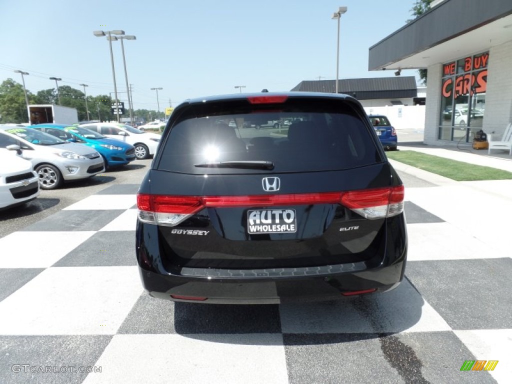 2015 Odyssey Touring Elite - Crystal Black Pearl / Gray photo #4
